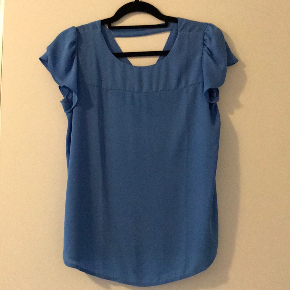 Loft Light Blue Top